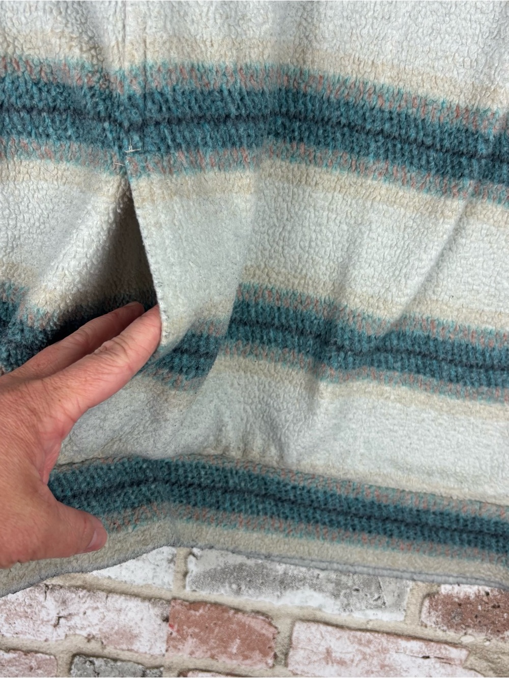 Billabong Women High Neck Long Sleeve Half Zip Sweatshirt gray/Blue small - Picture 6 of 9
